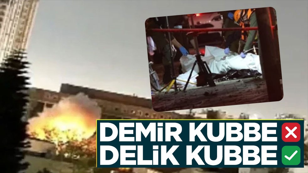 Demir değil delik kubbe! İsrail yine yerle bir oldu