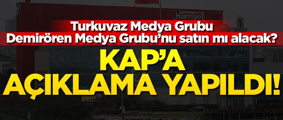 "Demirören Medya Grubu satılıyor" denmişti... Açıklama geldi!