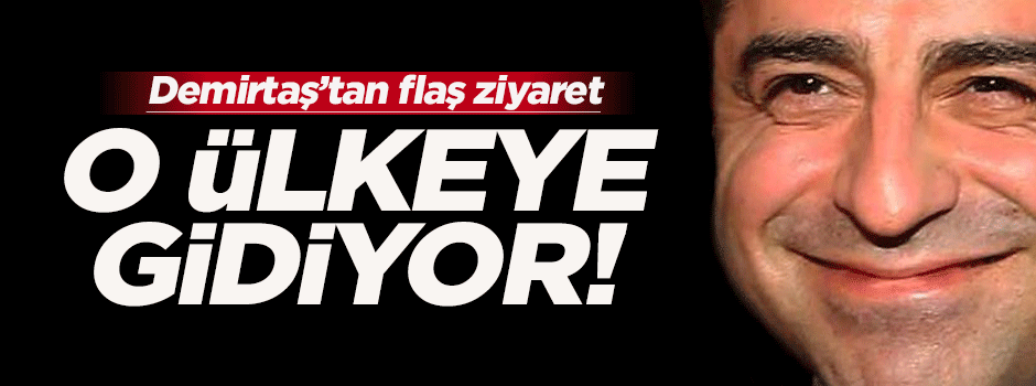 Demirtaş ABD'ye gidiyor