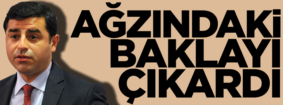 Demirtaş ağzındaki baklayı çıkardı: Oy yoksa süreç yok...