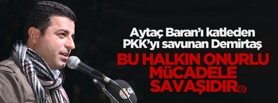 Demirtaş: Bu halkın onurlu mücadele savaşı