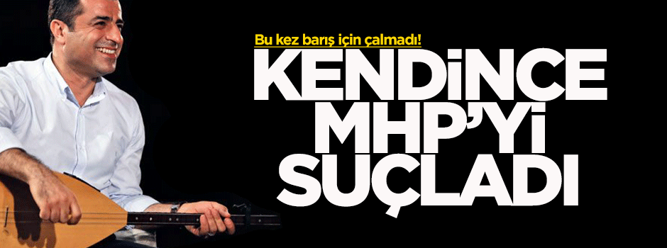 Demirtaş: MHP, AK Parti'ye ‘örtülü destek' veriyor