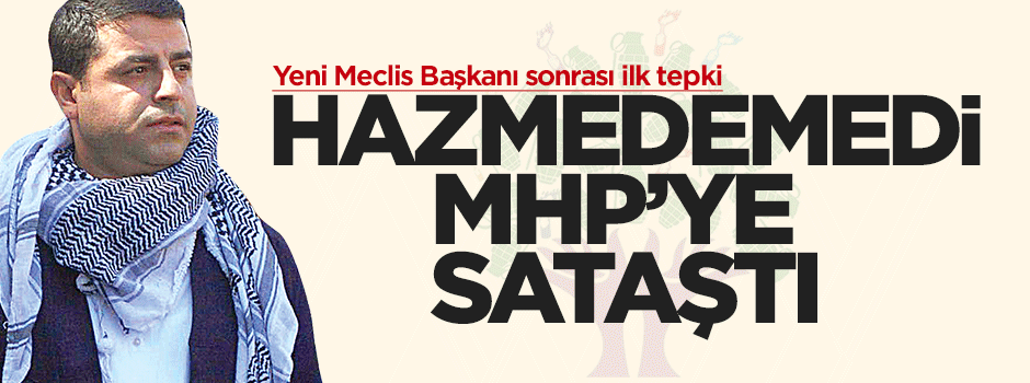 Demirtaş, MHP'ye sataştı!