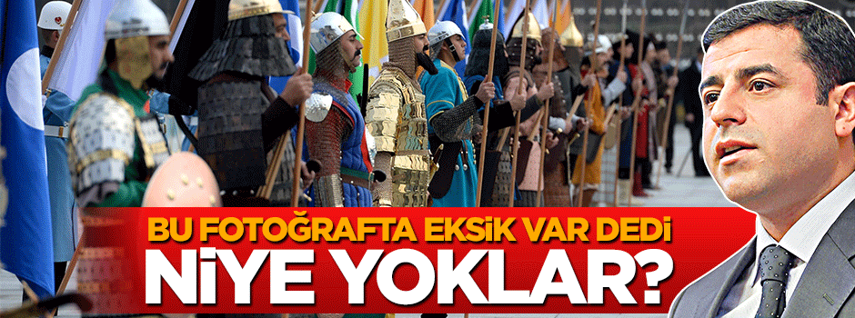 Demirtaş: Niye o fotoğrafta kadın yok?