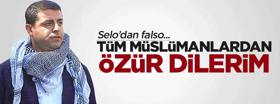 Demirtaş: Özür dilerim bütün müslümanlardan