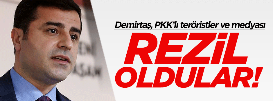 Demirtaş, PKK'lı teröristler ve medyası, Sincar'da rezil oldu