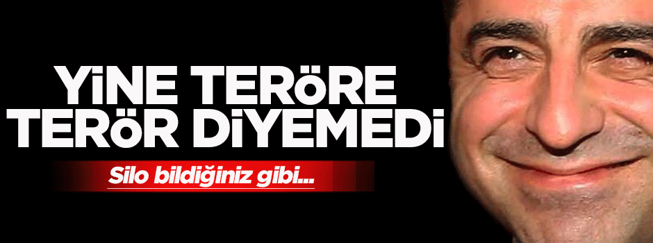 Demirtaş terör saldırısına yine eylem dedi