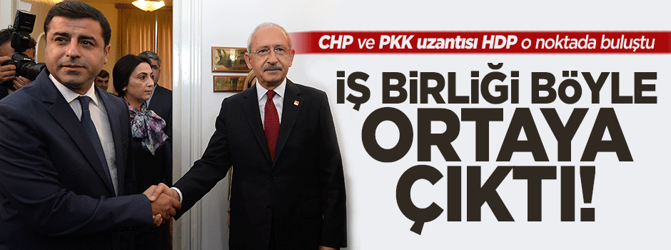 Demirtaş ve Kılıçdaroğlu AK Parti düşmanlığında birleşti!