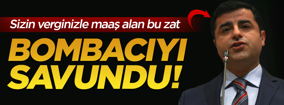 Selahattin Demirtaş yine bildiğiniz gibi!