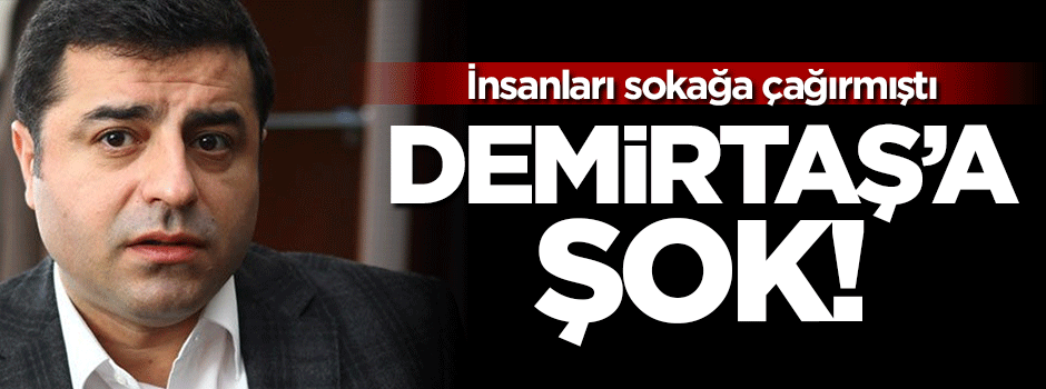 Demirtaş'a bugünkü konuşmasından dolayı soruşturma başlatıldı!
