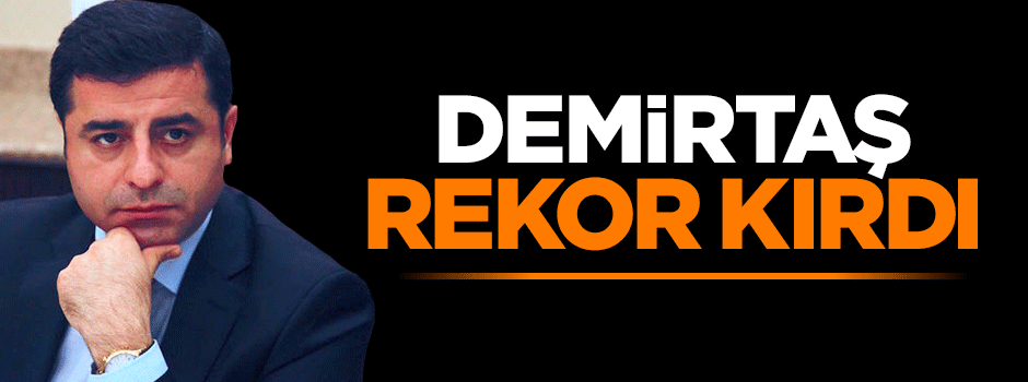 Demirtaş'a fezleke şoku