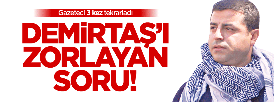 Demirtaş'a göre Tel Abyad'da etnik temizlik yokmuş!