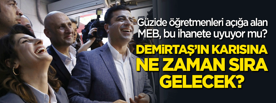 Demirtaş'a ne zaman sıra gelecek?