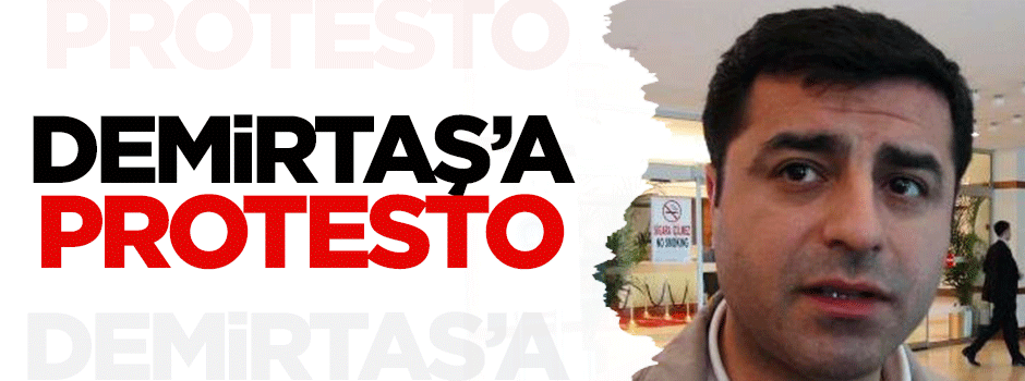 Kırşehir mitinginde Demirtaş'a protesto