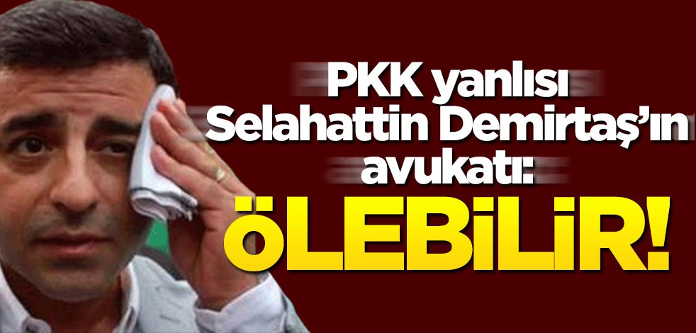 Demirtaş’ın avukatı açıkladı: Ölebilir!