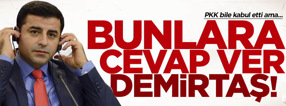 Demirtaş'ın cevap veremediği 3 soru