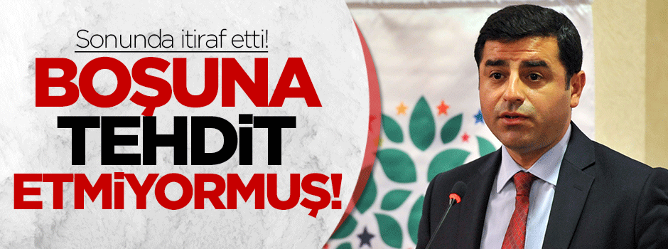 Demirtaş'tan 'baraj kaygısı' itirafı!