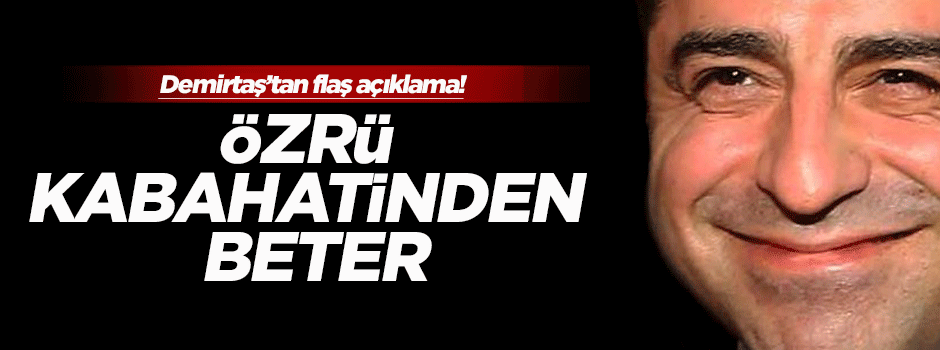 Demirtaş'tan flaş genel kurul açıklaması!