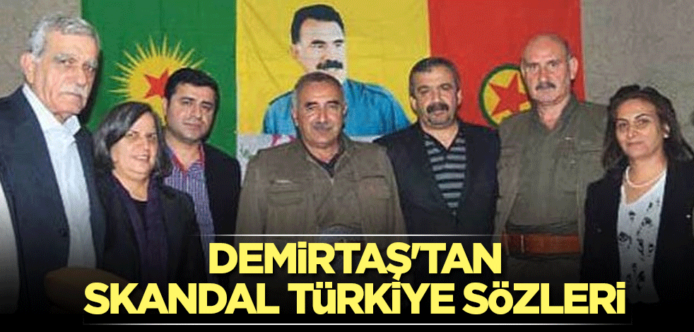 Demirtaş'tan skandal Türkiye sözleri