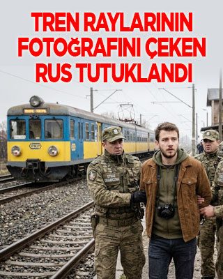 Demiryolu altyapısını fotoğraflayan Rus vatandaşı tutuklandı