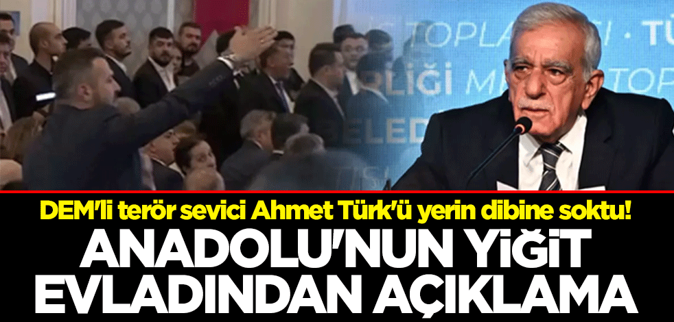 DEM'li Ahmet Türk'ü yerin dibine soktu! Anadolu'nun yiğit evladı Karabük Belediye Başkanı Özkan Çetinkaya'dan açıklama