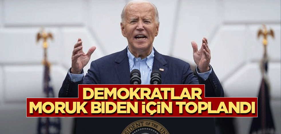Demokratlar moruk Biden için toplandı! Çekilecek mi?