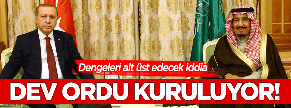 Dengeleri alt üst edecek iddia: Dev ordu kuruluyor!