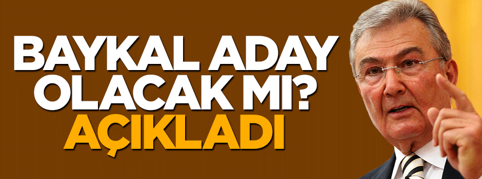 Deniz Baykal Meclis Başkanlığı'na aday olacak mı?