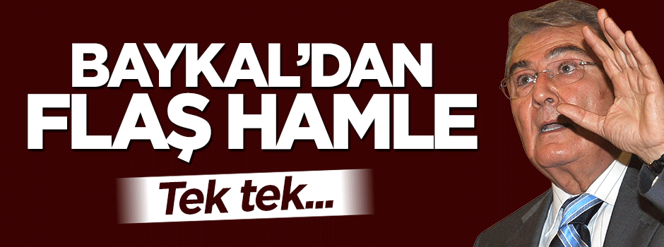 Deniz Baykal milletvekillerine mektup gönderecek