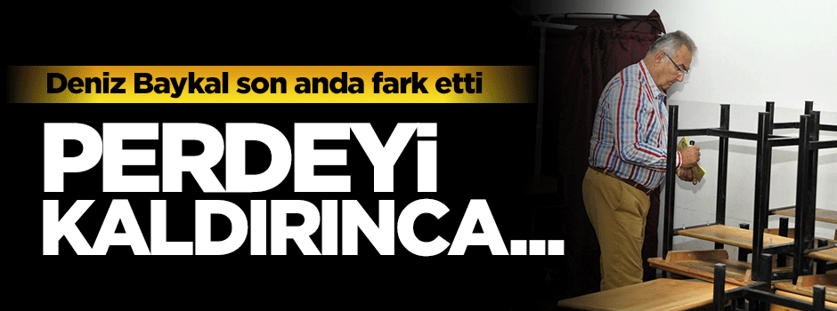 Deniz Baykal pusulayı zarfa koymayı unuttu