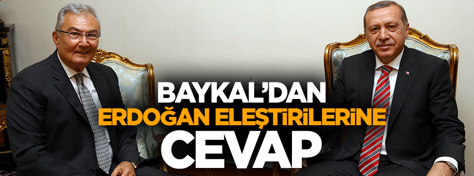 Deniz Baykal'dan Erdoğan eleştirilerine cevap