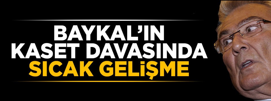 Deniz Baykal'ın kaset davasında 10 tahliye karar