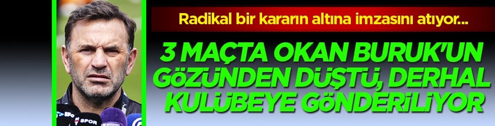 Deniz Gül operasyonu: 3 maçta Okan Buruk'un gözünden düştü, derhal kulübeye 