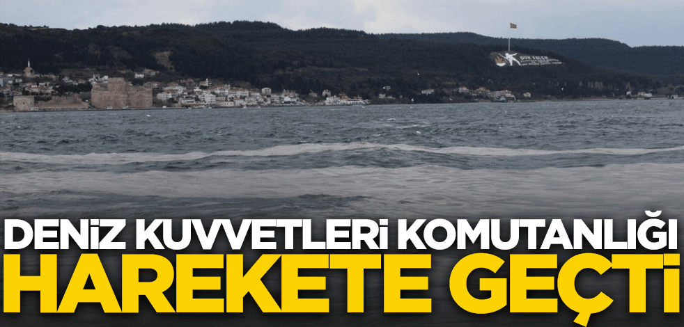 Deniz Kuvvetleri Komutanlığı müsilaj için heyet kurdu