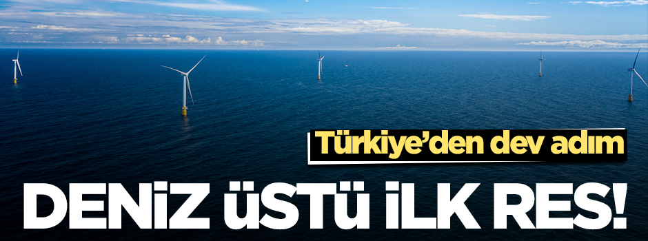 Deniz üstü ilk RES için düğmeye basıldı