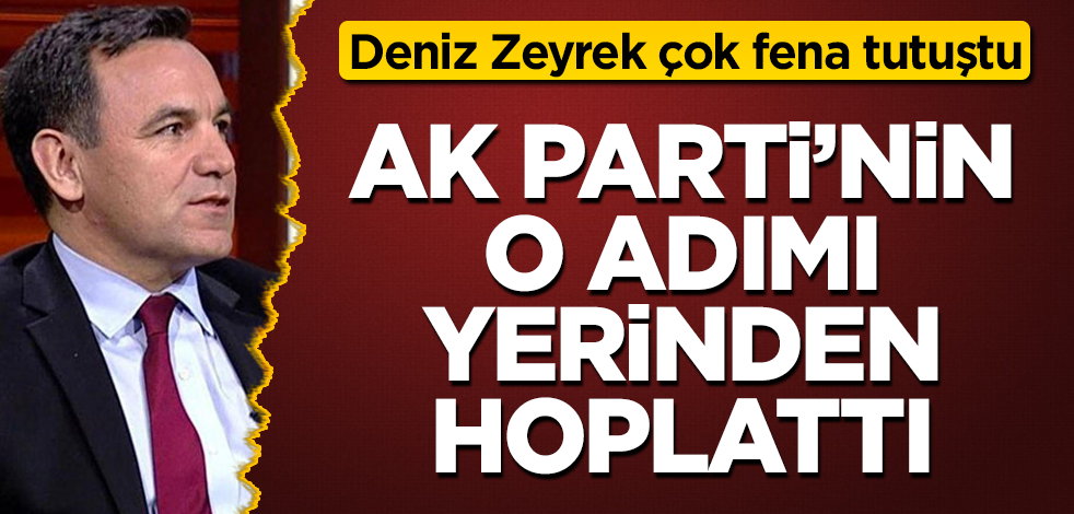 Deniz Zeyrek çok fena tutuştu! AK Parti'nin o adımı yerinden hoplattı