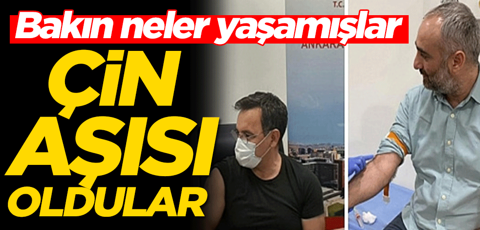 Deniz Zeyrek ve İsmail Saymaz Çin aşısı oldu! Bakın neler yaşamışlar