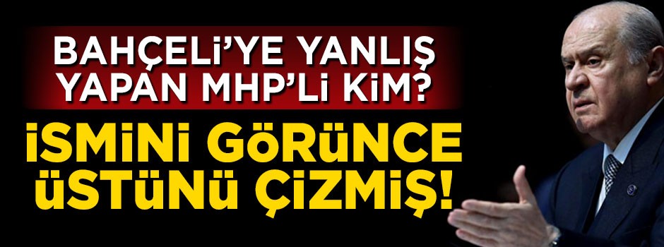 Deniz Zeyrek'ten bomba iddia: Bahçeli ismini görünce üstünü çizmiş!