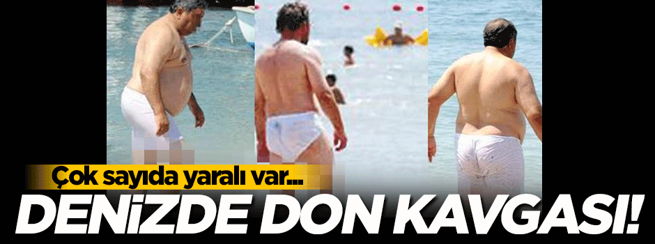 'Denize donla girme' kavgası: 3 yaralı