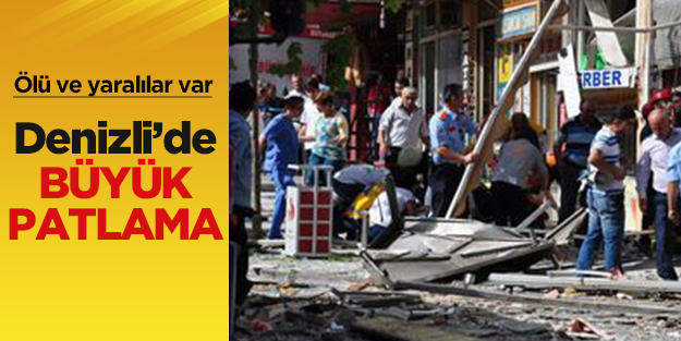Denizli'de büyük patlama
