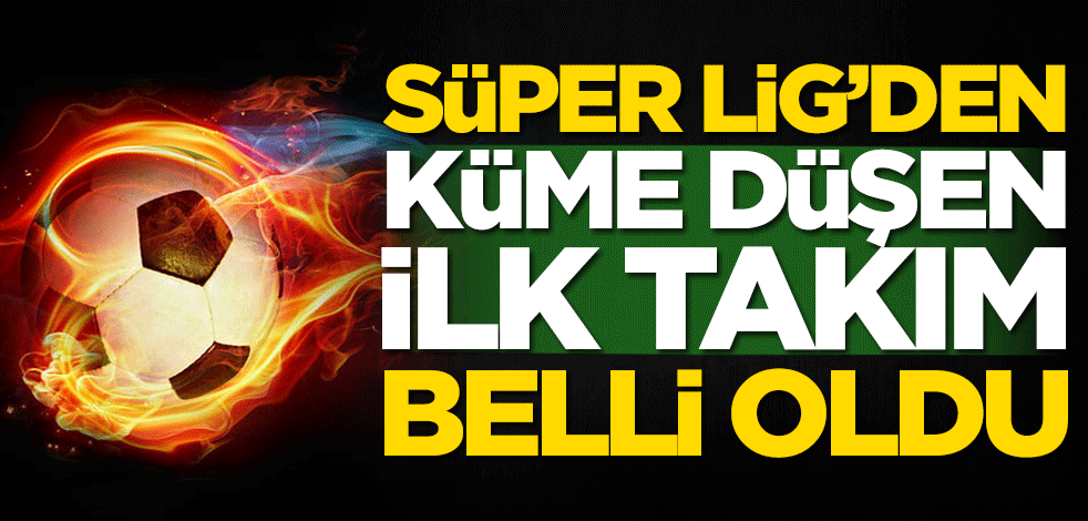 Denizlispor, Süper Lig'e veda etti