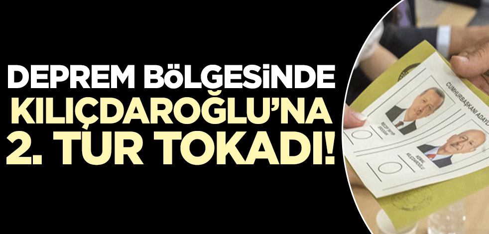 Deprem bölgesinde 2. tur sonucu! Depremzede saygısızlığı affetmedi