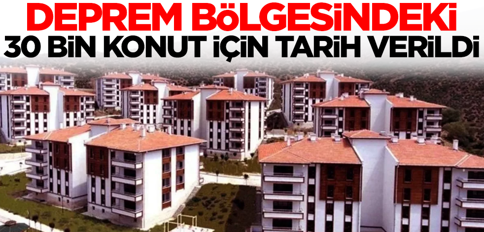 Deprem bölgesinde yapılacak 30 bin konutla ilgili dikkat çeken 'fay hattı' detayı! Tarih verildi