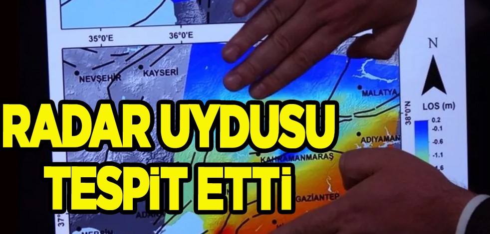 Deprem bölgesinde yaşanan olay! Radar uydusu tarafından tespit edildi: Düşünün çünkü bölge yer değiştirdi
