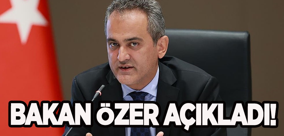 Deprem bölgesindeki okullarda devam şartı! Bakan Özer tek tek canlı yayınında açıkladı! Yeni karar