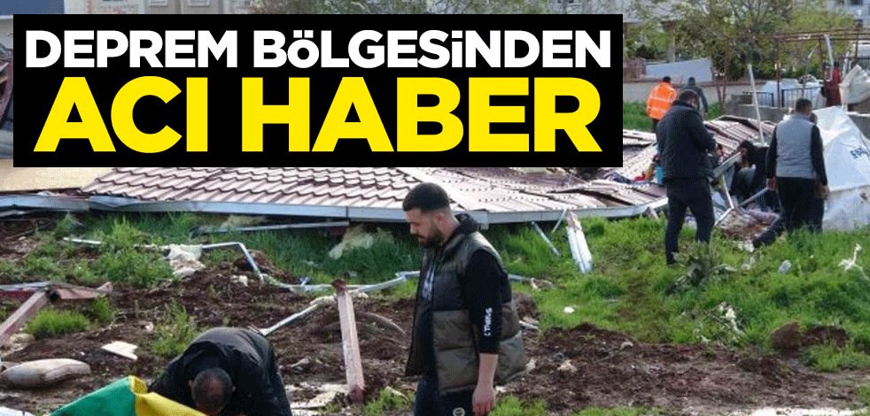 Deprem bölgesini fırtına vurdu: 1 ölü, 48 yaralı