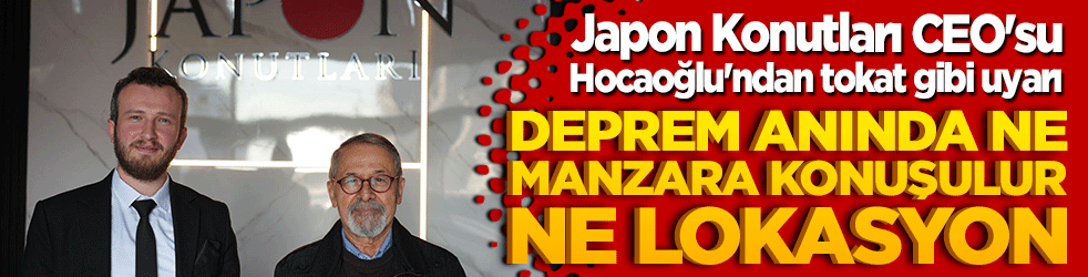Deprem kapıda, gaflet lüksü bitti! Japon Konutları CEO'su Okan Hocaoğlu'ndan tokat gibi uyarı: Deprem anında ne manzara konuşulur ne lokasyon!
