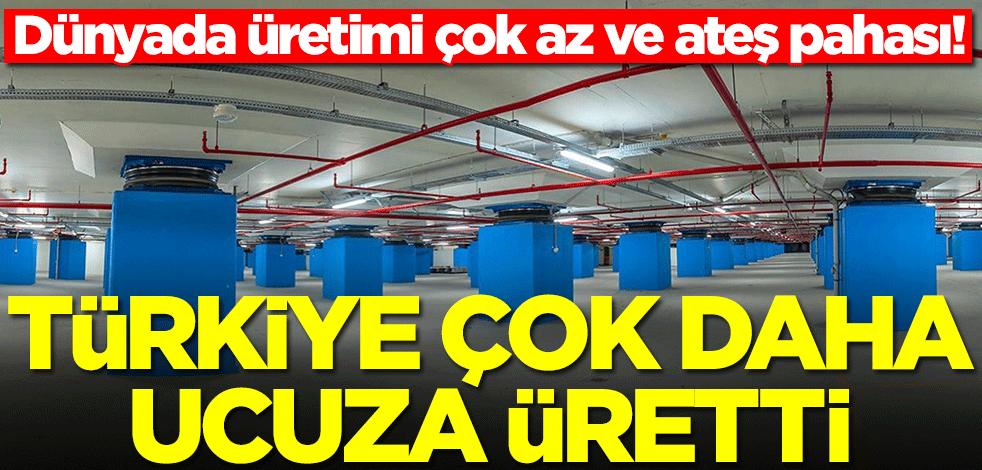 Deprem sonrası 'çok pahalı' diye gündeme gelmişti! Dünyada sınırlı olan ürünü Türkiye ucuza üretti