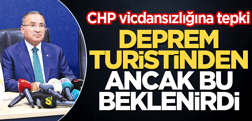 Deprem turistinden ancak bu beklenirdi
