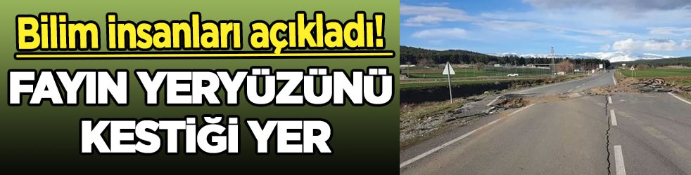 Deprem uzmanı Türk bilim adamları fark etti açıkladı! Kahramanmaraş'ta fayın yeryüzünü kestiği yer tespit edildi